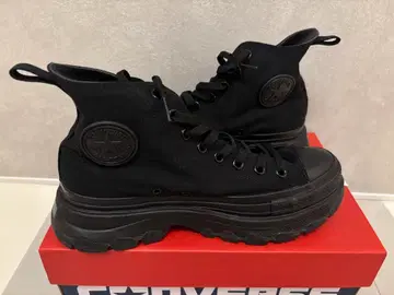 컨버스 트렉 웨이브 하이 블랙 하이컷 스니커즈