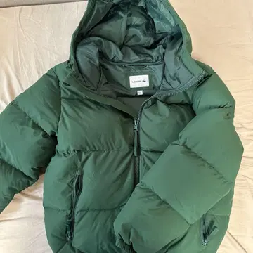 LACOSTE 다운 자켓 후드 부착 US M