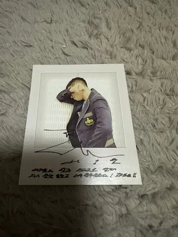 BIGBANG TOP 포토 카드 사진