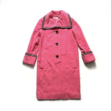 90s 버블 디자인 원피스 핑크 일본제 MUSEE D'UJI