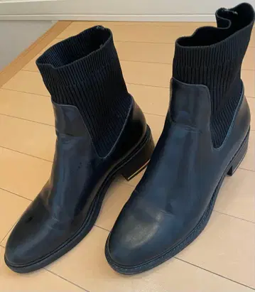 ZARA 사이드 고어 부츠 삭스 부츠 38