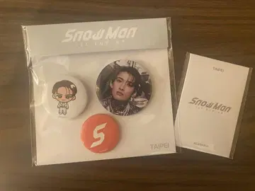 Snow Man 무카이 코지 타이베이 포토 카드 C 캔뱃지