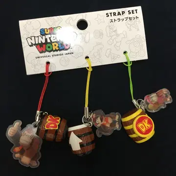 USJ 유니버셜 슈퍼 닌텐도 월드 스트랩 세트 동키콩