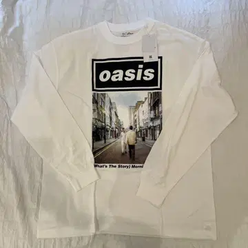 oasis 30주년 기념 롱 슬리브 T셔츠
