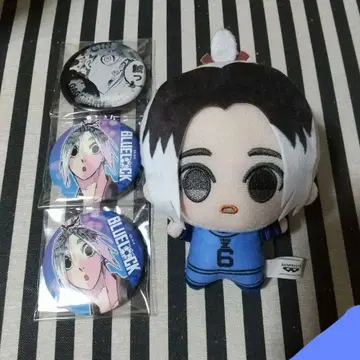 블루 록 아가마루 SD 인형 봉제 인형 주얼리 캔뱃지 유카타