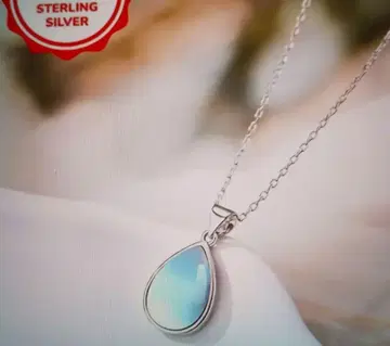 S925 스털링 실버 MOON 슬로우웨어 목걸이