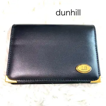 던힐 dunhill 명함지갑 카드 케이스 가죽 블랙 새상품급