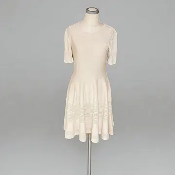 새상품급*Salvatore Ferragamo 페라가모*실크+면 원피스 M