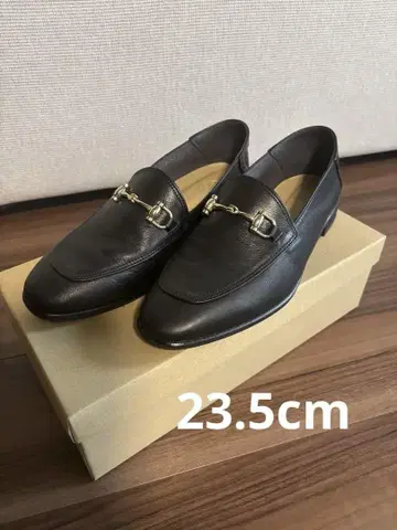 LE TALON 루탈론 가죽 비트 바부쉬 로퍼 블랙 23.5