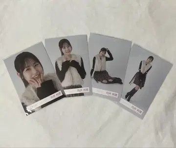 사쿠라자카46 무카이 이토하 체크 코디 브로마이드 4종 컴프