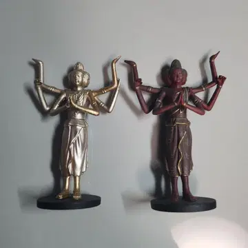 카이요도 불상 입체 도감 아수라 풀컬러 펄 골드