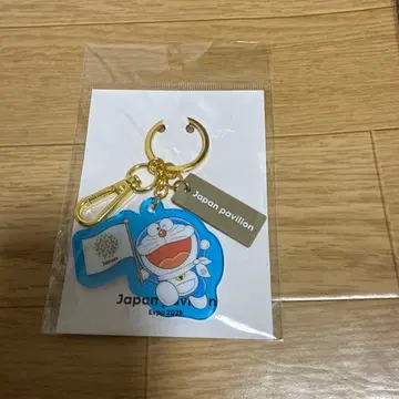 오사카 간사이 만박 일본관 한정판 도라에몽 아크릴 키링 블루