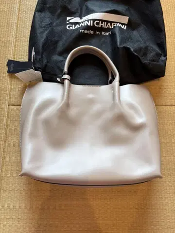 GIANNI CHIARINI 천연 가죽 숄더백 그레이