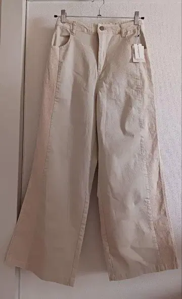 GALLARDAGALANTE 베이지 와이드 팬츠