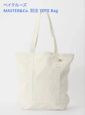 베이크루즈 MASTER&Co. 별주 TOTE Bag 미사용 새상품