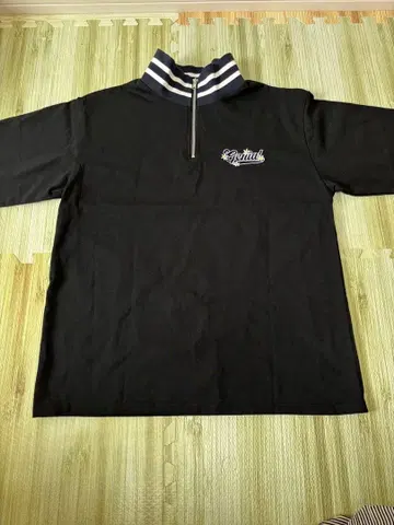 블랙 하프 지퍼 트레이닝복 M