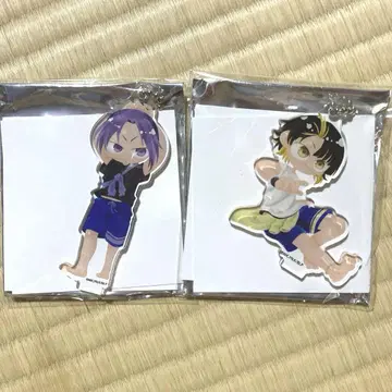 블루 록 문구 카페 레이오 하치라 아크릴 키링