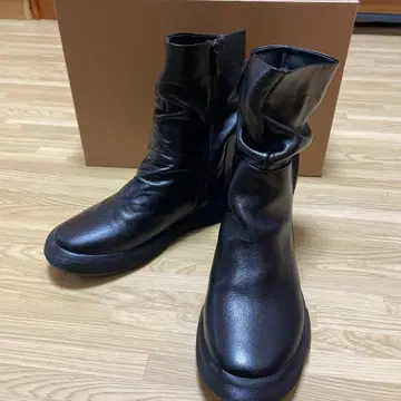 소가죽 발수 숏부츠 24cm