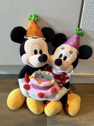 봉제 인형 배지 미키마우스 미니마우스 2019 벌스데이