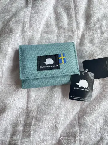 SCANDINAVIAN FOREST 3단 폴더형 지갑 민트 그린 새상품