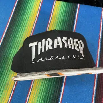 THRASHER 스트라이프 캡 미국 스케이트보드