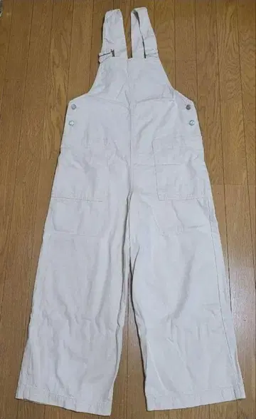 오버롤 살로펫 화이트 화이트