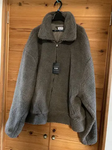 새상품 ACE SHOP 남성용 보아 자켓 그레이/베이지 사이즈 F