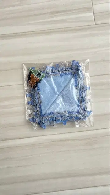 치카자와 레이스 스카이블루 타월 손수건 사케