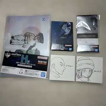 10 헌터 x 헌터 3 클리어 파일 캔버스 보드 메모장 노트