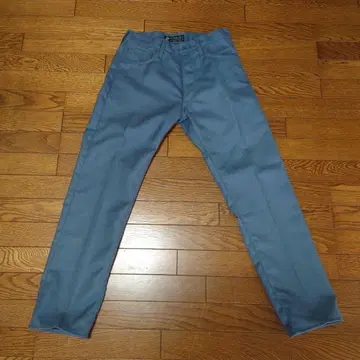 EVISU 블루 슬랙스 32