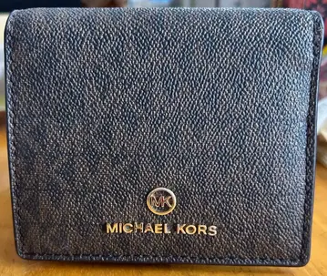 MICHAEL KORS 접이식 지갑 다크 브라운