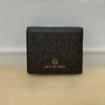 MICHAEL KORS 접이식 지갑 다크 브라운