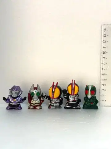 가면라이더 손가락 인형 5체 세트
