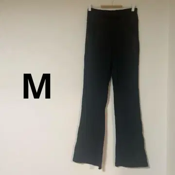[ M ] 블랙 플레어 팬츠 요가 팬츠 스트레치