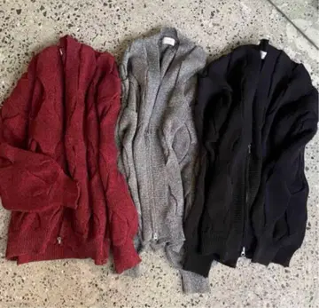 Juemi Rhombus Pleated Cardigan