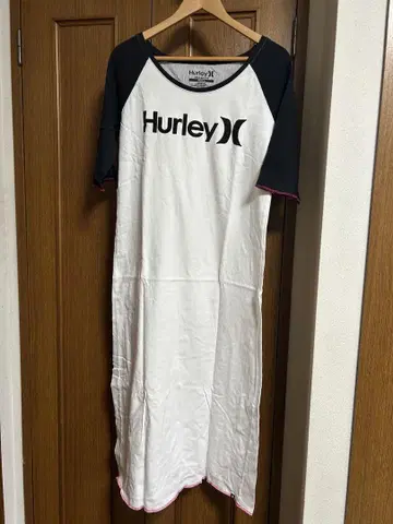 Hurley 롱 원피스 5부 소매 M 사이즈