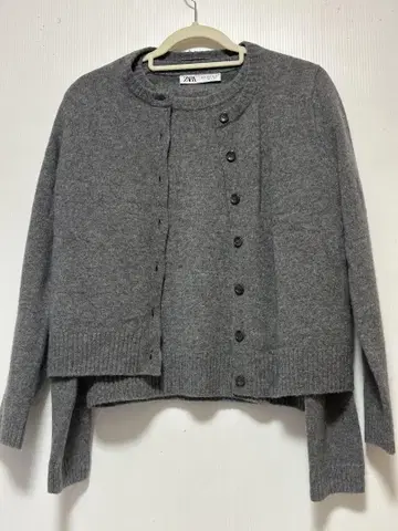 ZARA 울 가디건 안마리 스웨터 세트