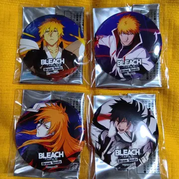 BLEACH 브레솔 캔뱃지 쿠로사키 이치고 4종 세트 마루이