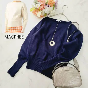 투모로우랜드 맥피 하이브리드 코튼 보트넥 풀오버