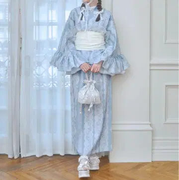 Lovilyn 세퍼레이트 유카타 (오비 세트)