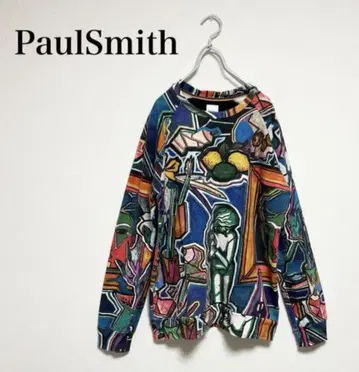 PaulSmith 맨투맨 19AW 멀티 컬러 아트 올 패턴 피카소