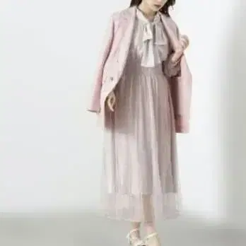 질 바이 질 스튜어트 튤 보타이 원피스