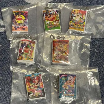 짱구는 못말려(크레용 신짱) 비디오 테이프 미니어처 컬렉션 7점 세트