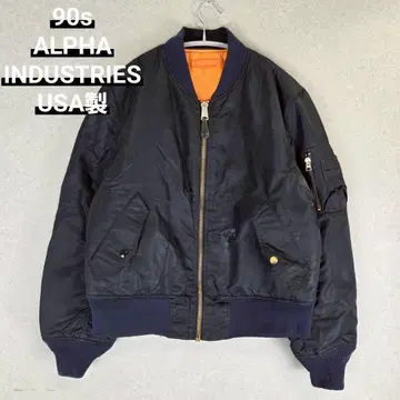 90s ALPHA INDUSTRIES USA MA-1 플라이트 자켓