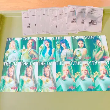 THE DAY 바디멘테 HANA 한정판 트레이딩 카드 카드 컴플리트 컴프