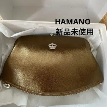 HAMANO 가죽 코인 케이스  동전 지갑 가마구치 지갑 고급 황실 납품
