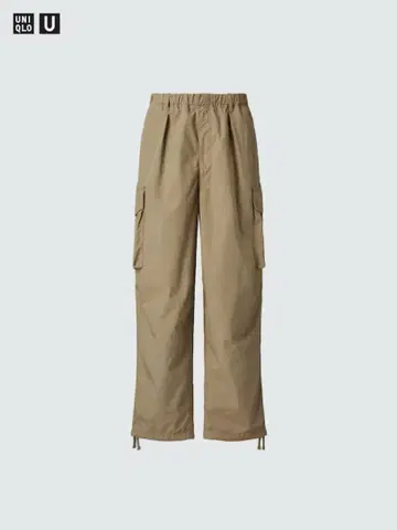 유니클로 U UNIQLOU 와이드 핏 파라슈트 카고 팬츠 M