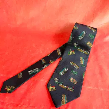 OVER-TEN 타야 넥타이 일본제 실크 100%