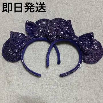 머리띠 미니 데이지 디즈니 D할로 보라색 리본 세트