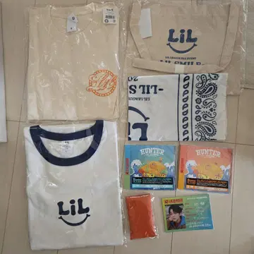 LIL LEAGUE 굿즈 세트 T셔츠 토트백 반다나